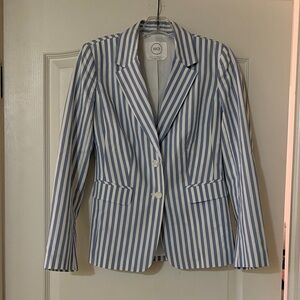 1901 Blue and White Striped Blazer